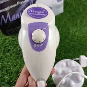 MANIPOL Body Massager ? Electric Handheld Slimming & Pain Relief Massage Machine (3 Attachments) ? Buy at Sahulatkart.com