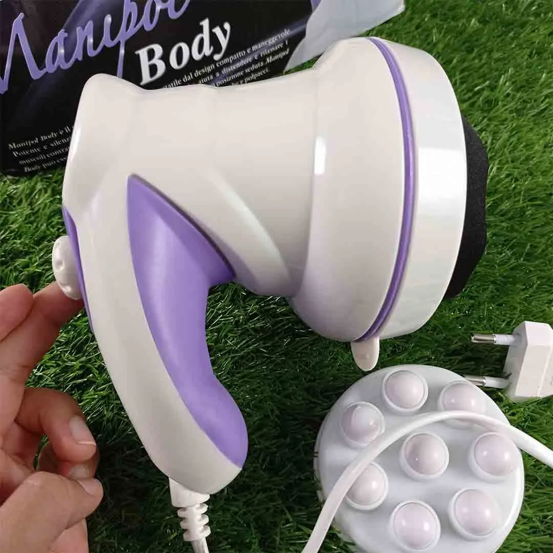 MANIPOL Body Massager ? Electric Handheld Slimming & Pain Relief Massage Machine (3 Attachments) ? Buy at Sahulatkart.com - Image 2