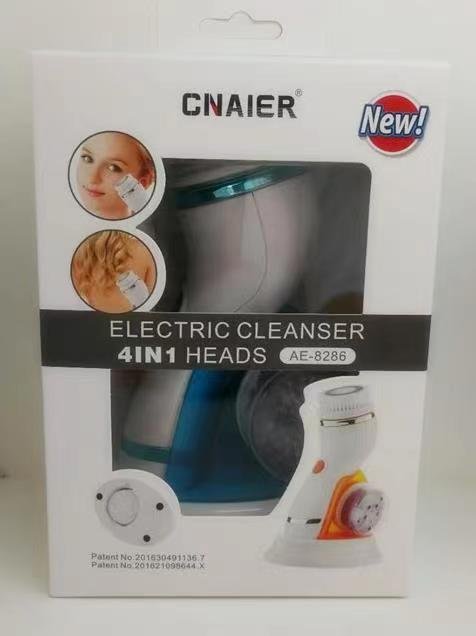 Cnaier 4-in-1 Electric Facial Cleansing Brush & Massager (AE-8286) ? USB Rechargeable Waterproof Face Scrubber ? Buy at Sahulatkart.com - Image 5