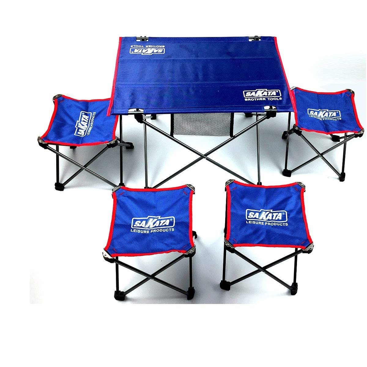 SAKATA Portable Foldable Stool ? Lightweight Mini Camping & Fishing Chair With Carry Bag (Random Color) ? Buy at Sahulatkart.com