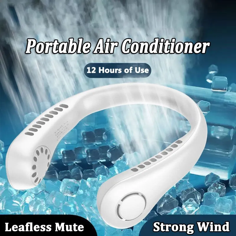 X5 Leafless Hanging Neck Fan ? Rechargeable Portable Bladeless Air Cooler With Adjustable Band (Random Color) ? Buy at Sahulatkart.com - Image 5