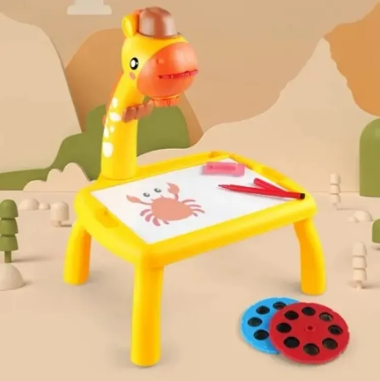 Mini LED Projector Drawing Table With Light & Music ? Educational Art Painting Desk For Kids (Random Color) ? Buy at Sahulatkart.com