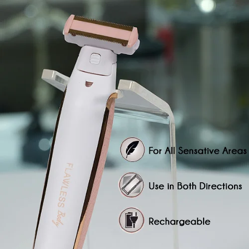 Flawless Total Body Hair Remover ? Rechargeable Electric Shaver for Women ? Instant & Painless Hair Removal ? Buy at Sahulatkart.com - Image 2