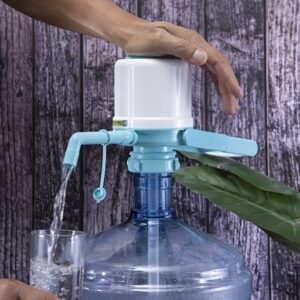 Manual Hand Press Water Pump With Handle ? Portable Drinking Water Dispenser For 19L Bottles (Random Color) ? Buy at Sahulatkart.com