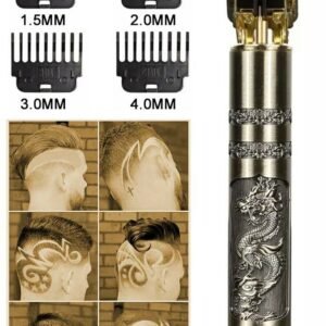 T9 Professional Vintage Hair Trimmer & Beard Shaver ? Metal Body Rechargeable Cordless Clipper for Men ? Buy at Sahulatkart.com