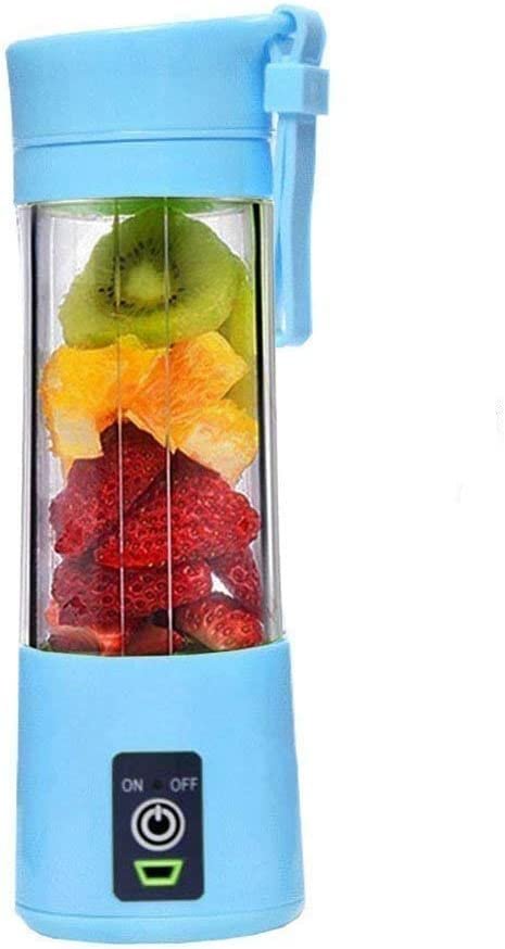 Portable 6-Blade Electric Juicer Cup ? USB Rechargeable Mini Fruit Blender & Ice Crusher (Random Color) ? Buy at Sahulatkart.com - Image 3