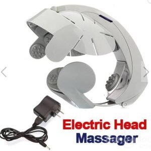 Electric Head Massager Helmet ? Brain Relaxation & Stress Relief Acupuncture Vibration Spa ? Buy at Sahulatkart.com
