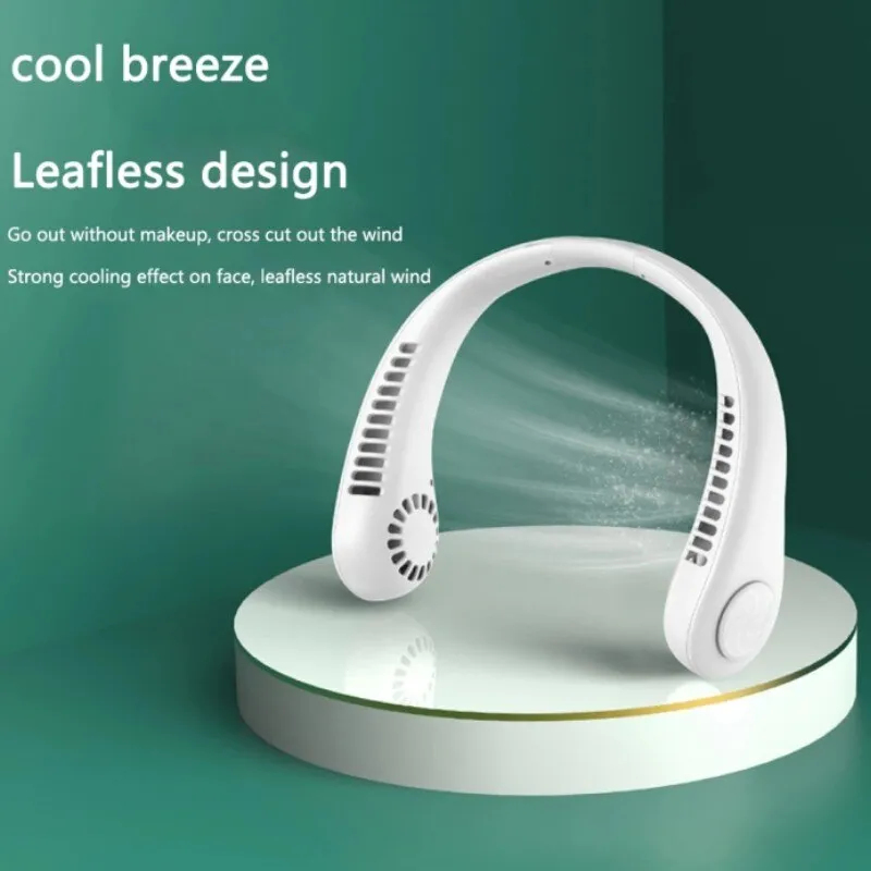 X5 Leafless Hanging Neck Fan ? Rechargeable Portable Bladeless Air Cooler With Adjustable Band (Random Color) ? Buy at Sahulatkart.com - Image 2