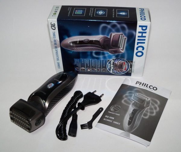 Philco 3D Men?s Electric Shaver ? Rechargeable Cordless Rotary Razor With Floating Heads ? Travel Safe Grooming Kit ? Buy at Sahulatkart.com - Image 4