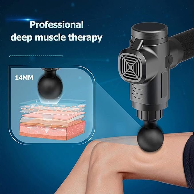 MGE-006 Deep Tissue Massage Gun ? Percussion Muscle Massager For Flexibility & Pain Relief (Random Color) ? Buy at Sahulatkart.com - Image 5
