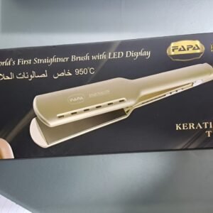 FAPAENZO Professional Hair Straightener ? Ceramic Coated Flat Iron For Frizz-Free Styling ? Buy at Sahulatkart.com