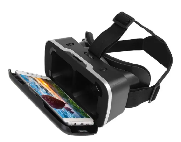 VR Shinecon 3D Virtual Reality Glasses With Remote Controller ? Immersive VR Headset Box For Smartphones (Black) ? Buy at Sahulatkart.com - Image 3