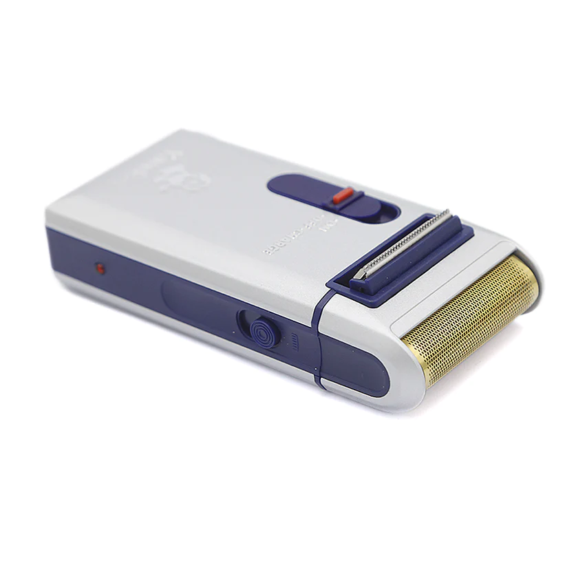 Yandou Rechargeable Electric Foil Shaver For Men ? Pocket Size Clean Shave Machine With Pop-Up Trimmer (Silver) ? Buy at Sahulatkart.com - Image 2