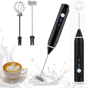 Rechargeable Electric Coffee Beater & Egg Whisk ? 3-Speed USB Milk Frother Handheld Mixer ? Order at Sahulatkart.com