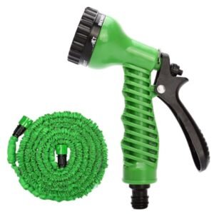 Magic Hose Pipe 50 Ft / 100 Ft ? Expandable Flexible Water Pipe With 7-Mode Spray Gun ? Buy at Sahulatkart.com (Random Color)