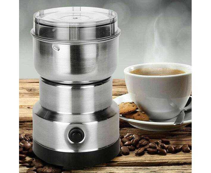 RAF Multi-Purpose Electric Coffee & Spice Grinder ? Stainless Steel Automatic Masala Mill (100g) ? Buy at Sahulatkart.com