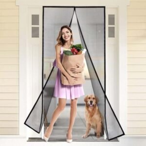 Magic Mesh Deluxe ? Hands-Free Magnetic Screen Door & Anti-Mosquito Net Curtain ? Auto Close ? Buy at Sahulatkart.com