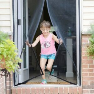 Magic Mesh Deluxe ? Hands-Free Magnetic Screen Door & Anti-Mosquito Net Curtain ? Auto Close ? Buy at Sahulatkart.com
