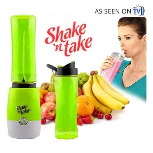 Shake N Take 3 Electric Smoothie Blender ? Portable Juicer Sports Bottle & Mixer (Single Bottle) ? Buy at Sahulatkart.com