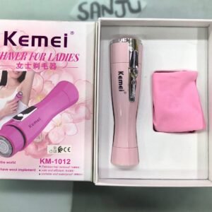 Kemei 4-in-1 Rechargeable Lady Shaver & Epilator Kit ? Electric Body, Face, Nose & Eyebrow Trimmer ? Buy at Sahulatkart.com