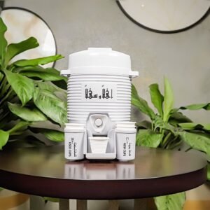 Mini ZamZam Water Dispenser 2 Litre ? Haramain Replica Cooler With 6 Cups (Random Color) ? Buy at Sahulatkart.com