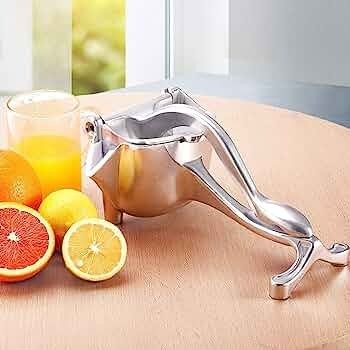 Heavy Duty Manual Fruit Juicer ? Aluminium Alloy Hand Press Lemon, Orange & Pomegranate Squeezer ? Buy at Sahulatkart.com - Image 2