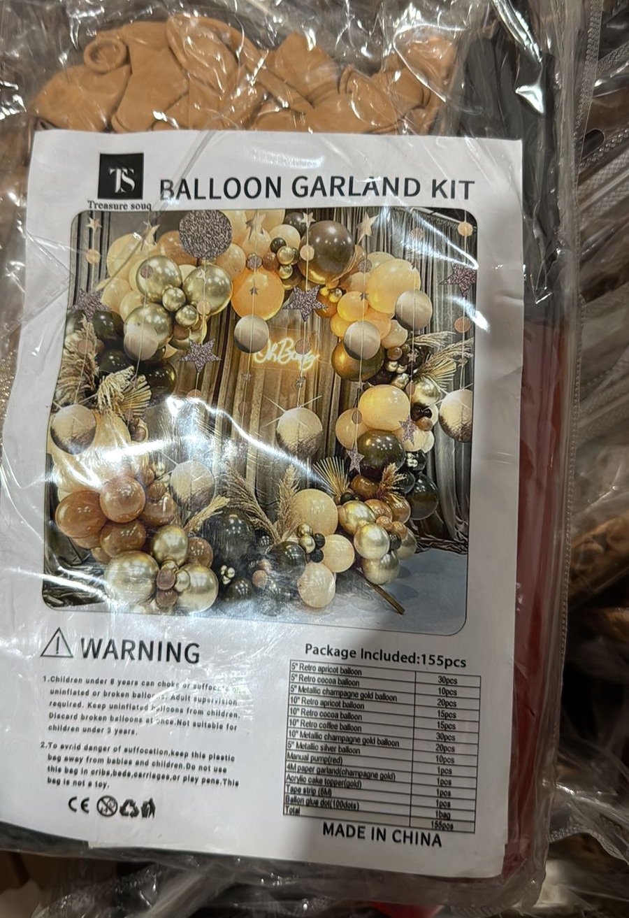 155 Pcs Coffee Brown Balloon Garland Arch Kit ? Retro Nude & Chocolate Theme Decoration Set ? Buy at Sahulatkart.com