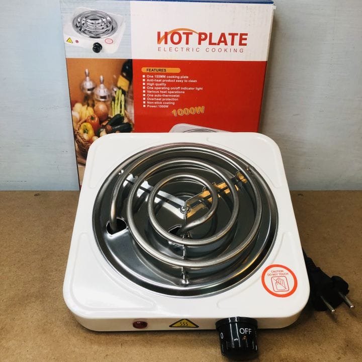 Electric Hot Plate Single Burner Stove 1000W ? Portable Coil Cooker & Electric Cholha ? Buy at Sahulatkart.com - Image 2