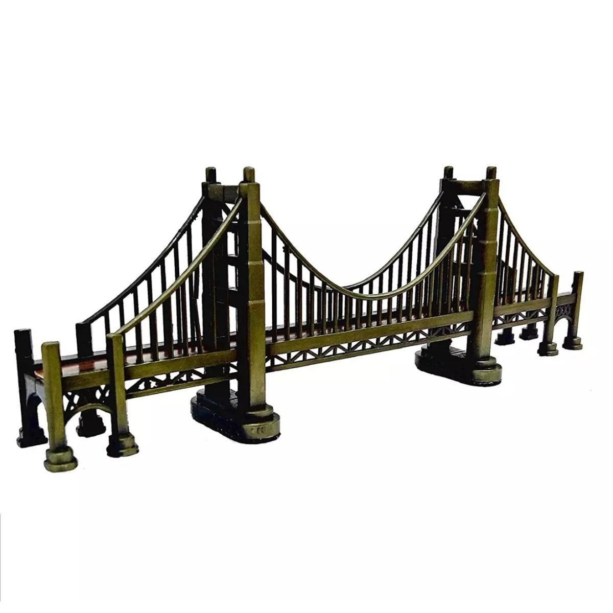 Vintage Metal London Tower Bridge Statue ? Retro Monument Tabletop Decoration for Home & Office ? Buy at Sahulatkart.com - Image 3