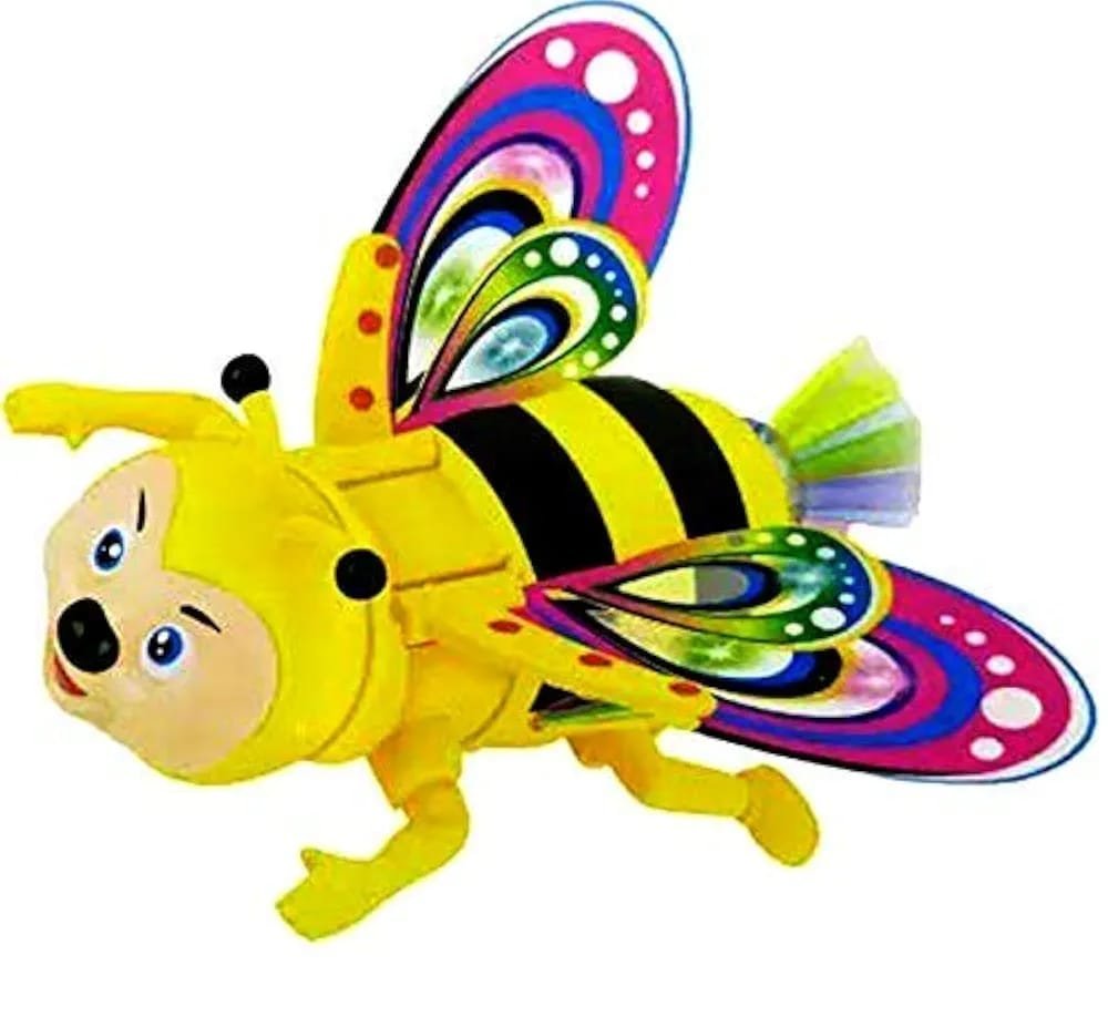 Battery Operated Musical Crawling Bee Toy ? 360? Rotating Bump & Go Light Up Toy ? Buy at Sahulatkart.com - Image 3