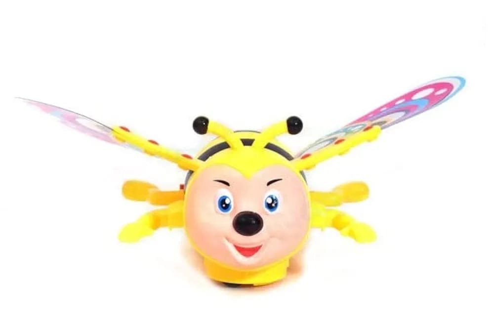 Battery Operated Musical Crawling Bee Toy ? 360? Rotating Bump & Go Light Up Toy ? Buy at Sahulatkart.com - Image 4