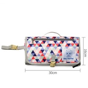 Waterproof Diaper Pouch & Stroller Organizer Bag ? Portable Baby Nappy Storage With Wipes Pocket (Random Color) ? Buy at Sahulatkart.com