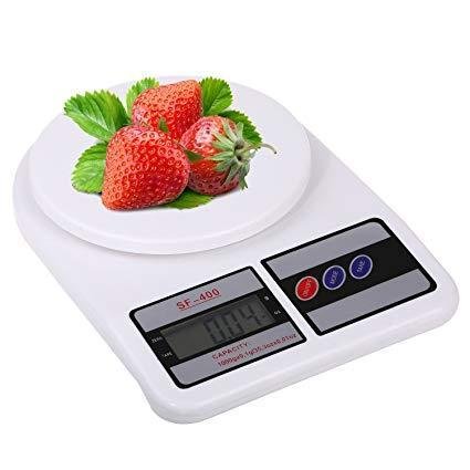 Digital Stainless Steel Kitchen Scale 10kg ? High Precision Food Weighing Machine with LCD Display ? Buy at Sahulatkart.com