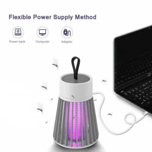 Electric Shock Mosquito Killer Lamp ? Portable USB LED Bug Zapper & Insect Trap (Random Color) ? Buy at Sahulatkart.com