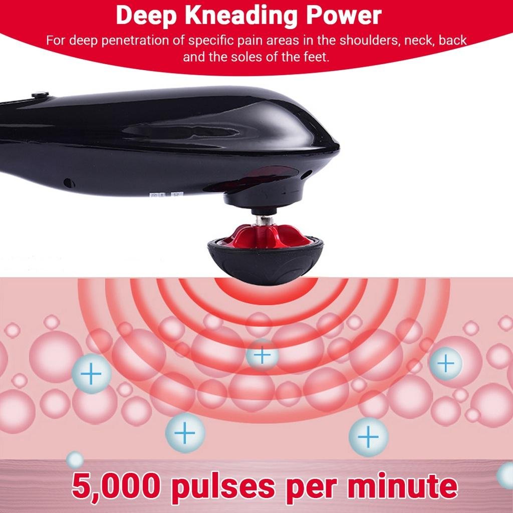 Blue Idea Cordless Rechargeable Body Massager ? Handheld Deep Tissue Percussion Machine With 7 Heads ? Buy at Sahulatkart.com - Image 4