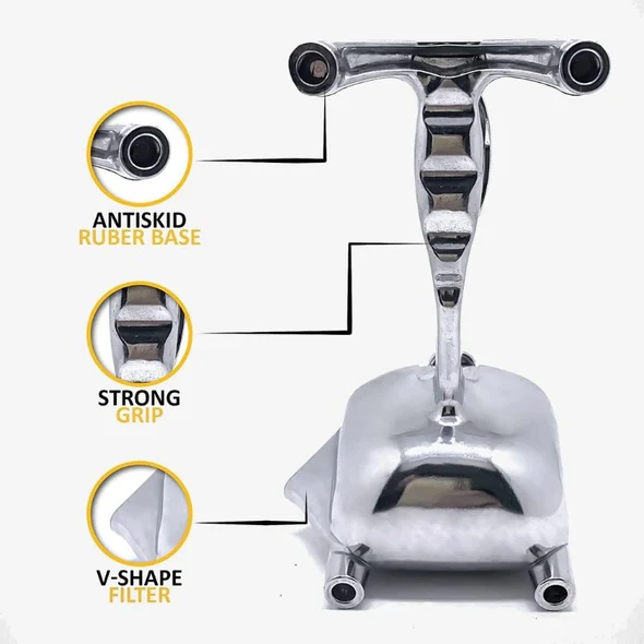 Heavy Duty Manual Fruit Juicer ? Aluminium Alloy Hand Press Lemon, Orange & Pomegranate Squeezer ? Buy at Sahulatkart.com