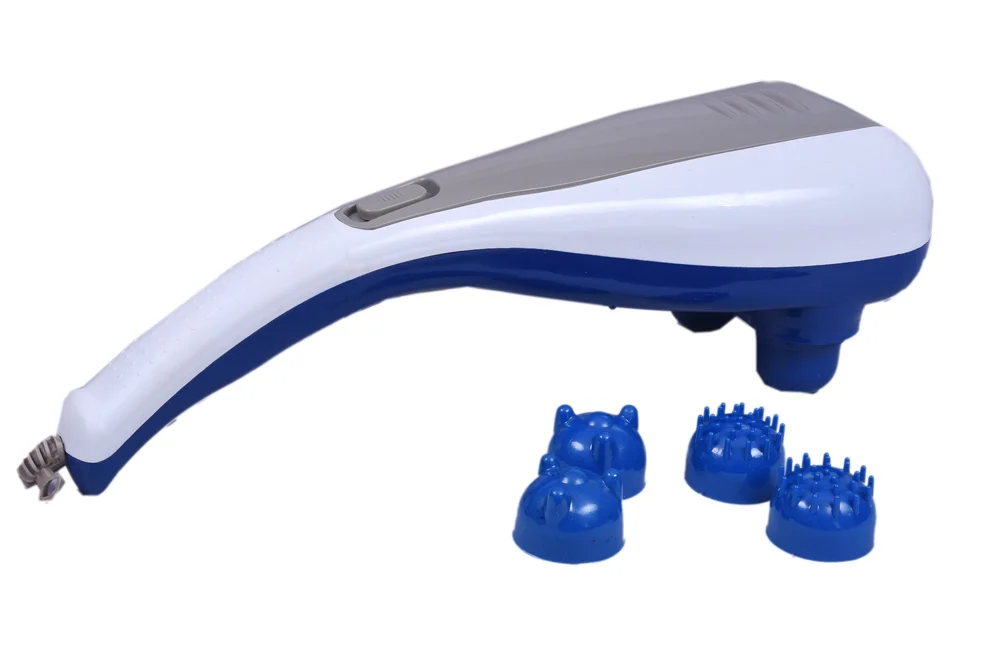 Dual Head Dolphin Body Massager ? Electric Handheld Percussion Machine For Deep Tissue Pain Relief (50Hz) ? Buy at Sahulatkart.com - Image 2
