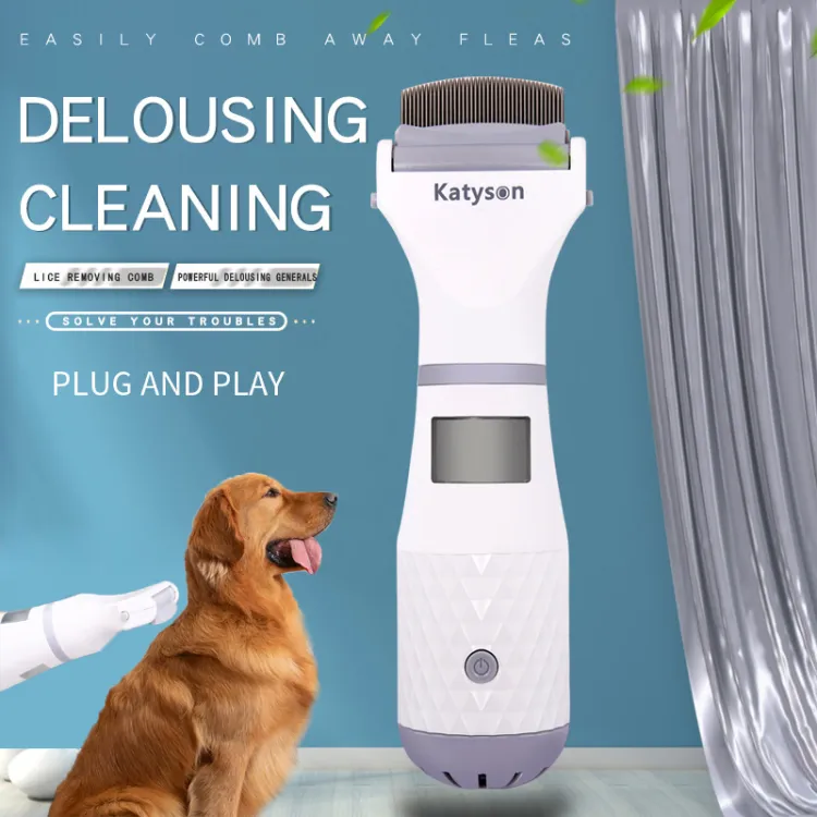 Electric Pet Flea & Lice Comb ? Battery Operated Dog & Cat Grooming Tool ? Instant Flea Killer Brush ? Buy at Sahulatkart.com