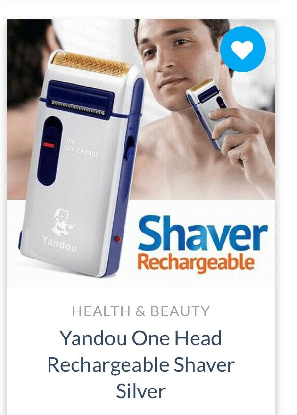 Yandou Rechargeable Electric Foil Shaver For Men ? Pocket Size Clean Shave Machine With Pop-Up Trimmer (Silver) ? Buy at Sahulatkart.com