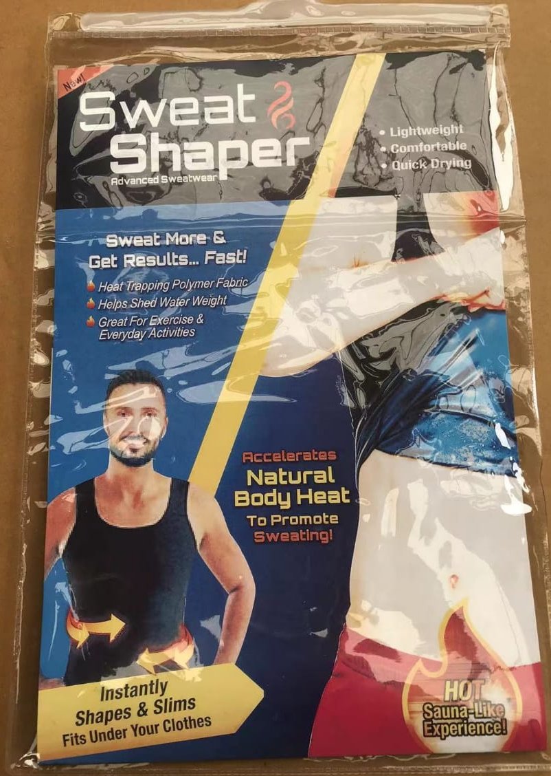 Men?s Polymer Sweat Sauna Vest ? Heat Trapping Slimming Body Shaper Tank Top (Black) ? Buy at Sahulatkart.com - Image 3