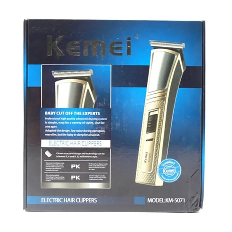 Kemei KM-5071 Electric Hair Clipper ? Rechargeable Professional Beard Trimmer & Shaver (90 Mins Runtime) ? Buy at Sahulatkart.com - Image 3