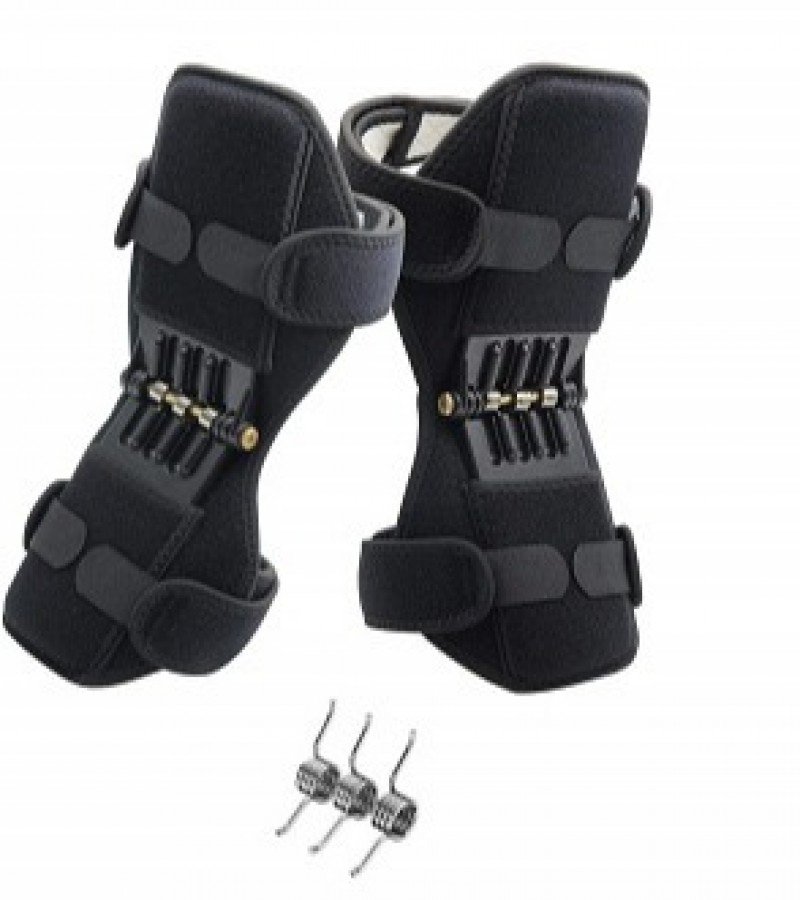 PowerLift Joint Support Knee Pads (Pair) ? Breathable Spring Force Knee Booster & Tendon Brace ? Buy at Sahulatkart.com - Image 2