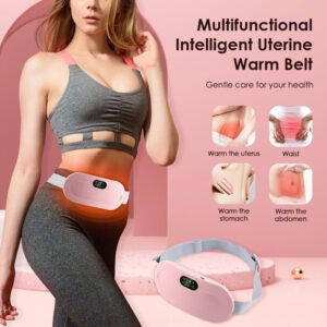 Digital Menstrual Heating Pad & Vibration Massager ? Intelligent Palace Warmer Belt For Period Cramp Relief (3 Heat/4 Modes) ? Buy at Sahulatkart.com