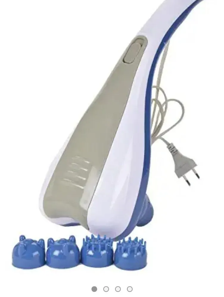 Dual Head Dolphin Body Massager ? Electric Handheld Percussion Machine For Deep Tissue Pain Relief (50Hz) ? Buy at Sahulatkart.com - Image 3