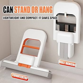 Foldable Mini Mop for portable kitchen and car cleaning