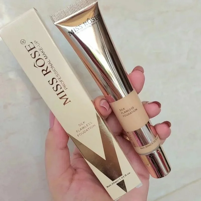 Beige 1 | Miss Rose Silk Flawless Foundation | Long-Lasting Lightweight Liquid Foundation with Natural Radiant Finish