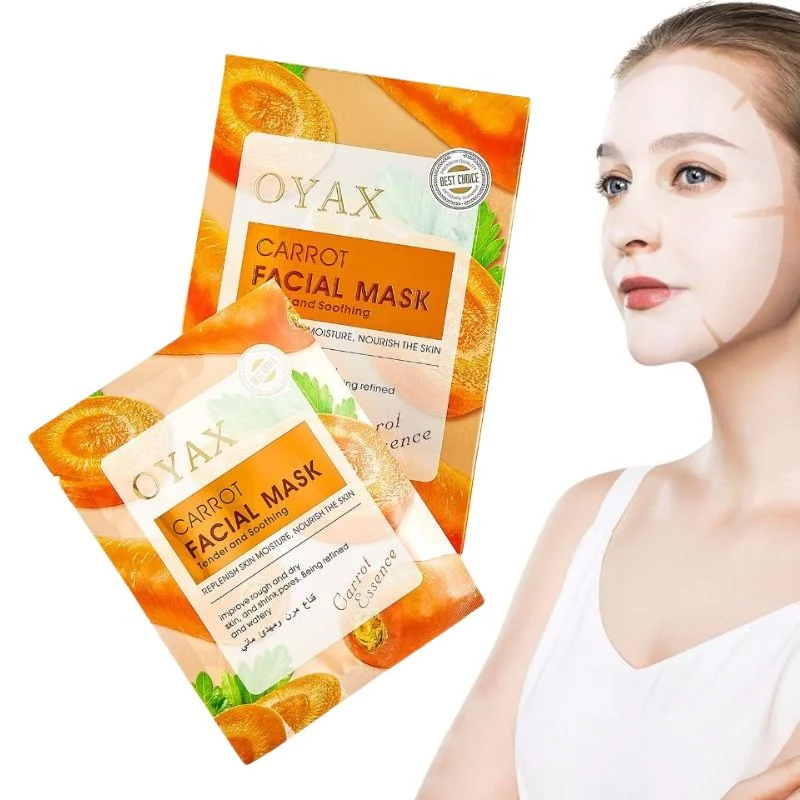 Pack of 2 | Beauty Skin Carrot Sheet Mask | Moisturizing, Brightening & Nourishing Facial Mask - Image 6