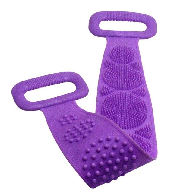 Magic Silicone Brushes Bath Towels | Rubbing Back Mud Peeling Body Massage Shower Extended | Scrubber Skin Clean Brushes Bathroom - Image 2