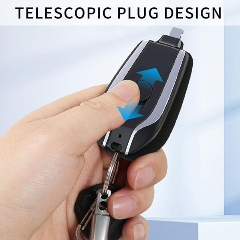 Mini Keychain Power Bank | Ultra-Compact 1500mAh | Emergency Charger for Phones & Gadgets - Image 5