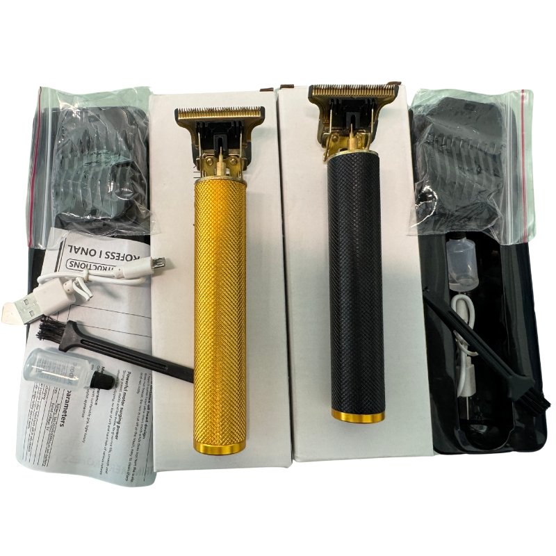 Professional T9 Hair & Beard Trimmer | Semi-Metal Body | Rechargeable Cordless Precision Clipper - Image 4